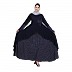 Wholesale abayas/burqas - Polka dotted asymmetrical design